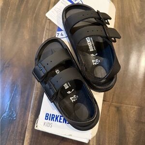 Birkenstock Black Double-Strap Kids Sandals
